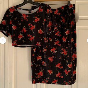 LOVE MOOD FLORAL 2 piece outfit  - 3XL